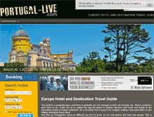 Tablet Screenshot of portugal-live.com